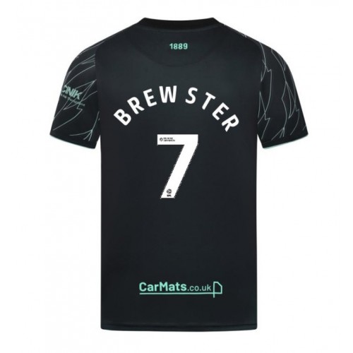 Echipament fotbal Sheffield United Rhian Brewster #7 Tricou Deplasare 2024-25 maneca scurta Echipament fotbal Sheffield United Rhian Brewster #7 Tricou Deplasare 2024-25 maneca scurta